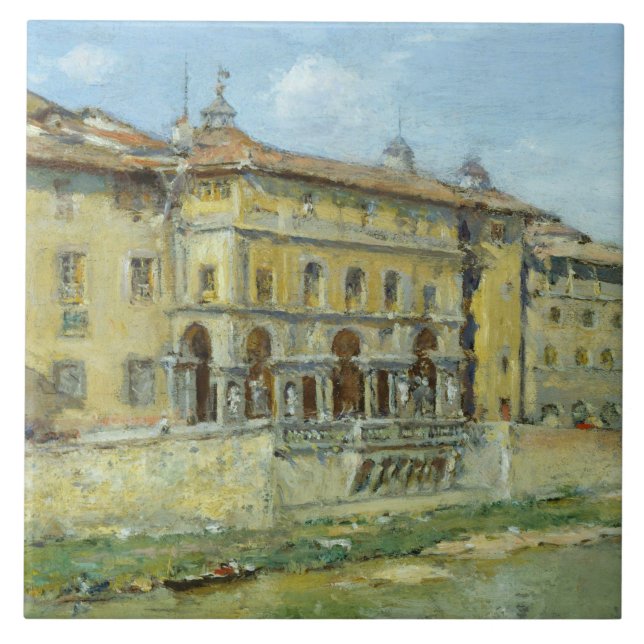 William Merritt Chase - Florence Tile (Front)