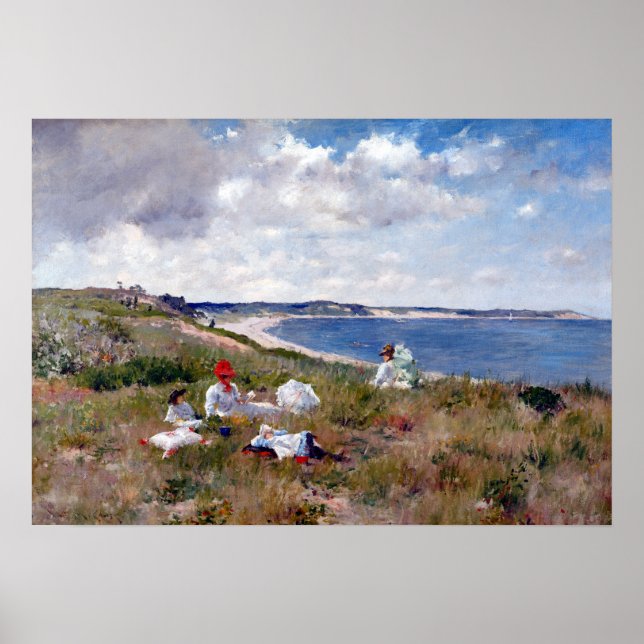 William Merritt Chase Idle Hours Poster (Front)