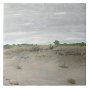William Merritt Chase - Wind-Swept Sands Ceramic Tile