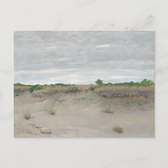 William Merritt Chase - Wind-Swept Sands Postcard (Front)