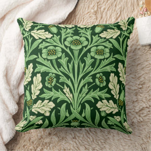 William Mirrors Acorns & Oak Leaves Spring Garden Cushion