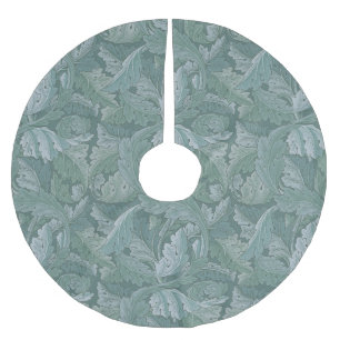 William Morris Acanthus Botanical Harmony Classic Brushed Polyester Tree Skirt