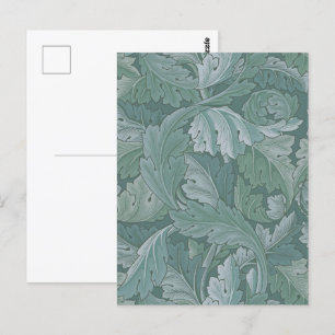 William Morris Acanthus Botanical Harmony Classic Postcard