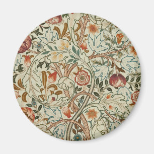 William Morris Acanthus Embroidery Floral Pattern Magnet