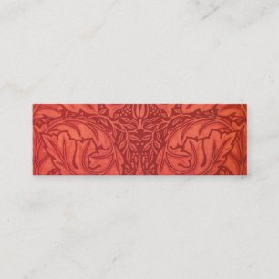 William Morris Acanthus For Velveteen Design Mini Business Card