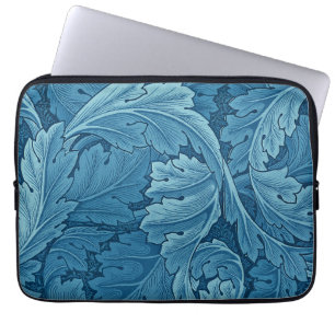 William Morris Acanthus in Blue Laptop Sleeve