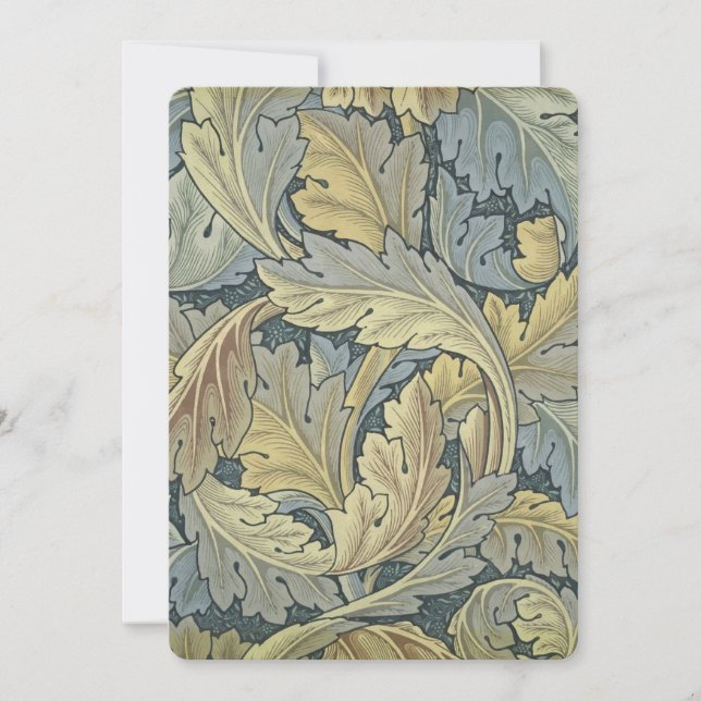 William Morris Acanthus Leaves Floral Art Nouveau (Front)