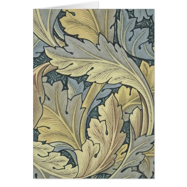 William Morris Acanthus Leaves Floral Art Nouveau (Front)