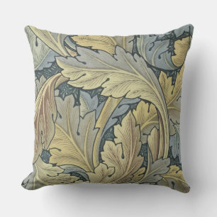 William Morris Acanthus Leaves Floral Art Nouveau Cushion