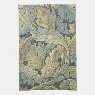 William Morris Acanthus Leaves Floral Art Nouveau Tea Towel