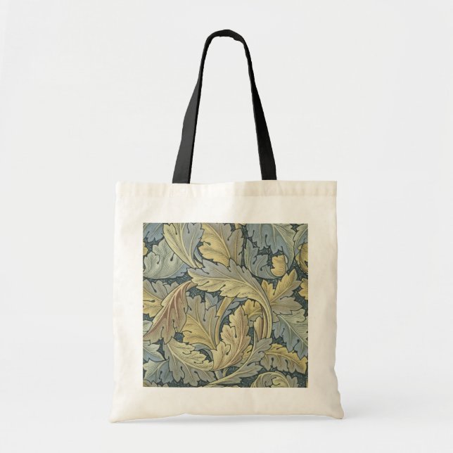 William Morris Acanthus Leaves Floral Art Nouveau Tote Bag (Front)