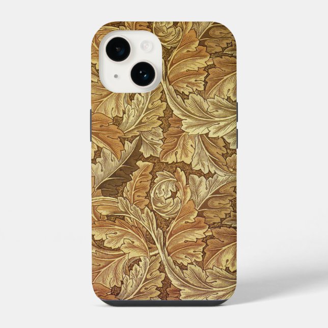 William Morris Acanthus Pattern Iphone Case (Back)