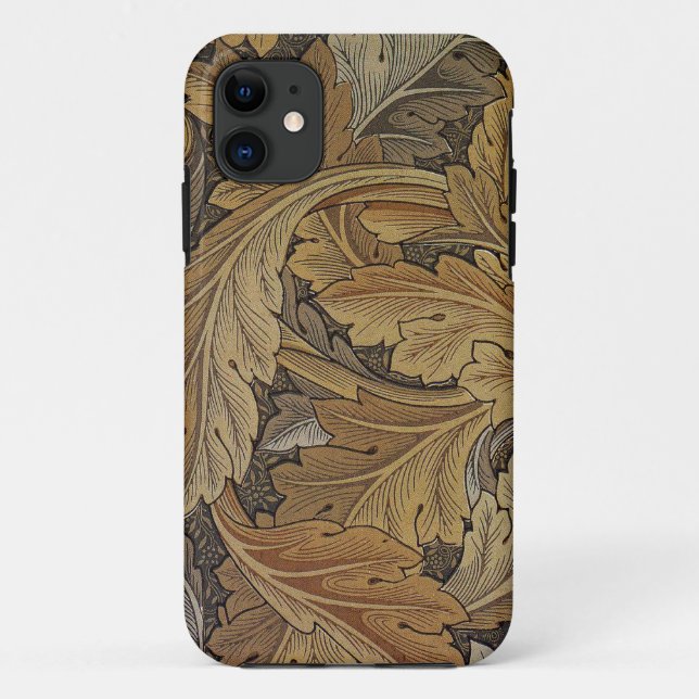 William Morris Acanthus Pattern Iphone Case (Back)