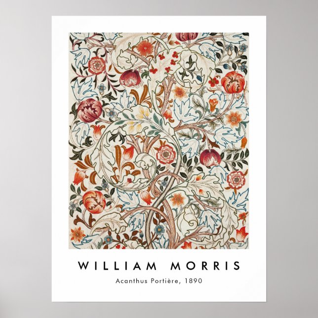 William Morris Acanthus Portiere Poster (Front)