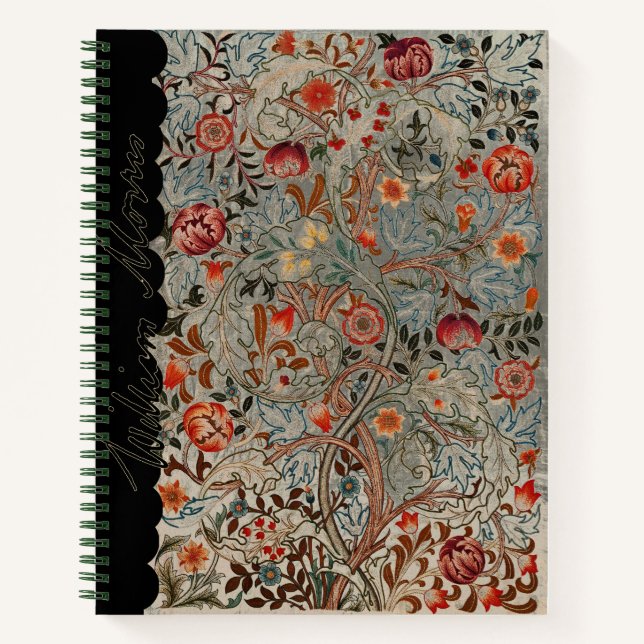 WILLIAM *MORRIS ACANTHUS PORTIERE SIGNATURE NOTEBOOK (Front)