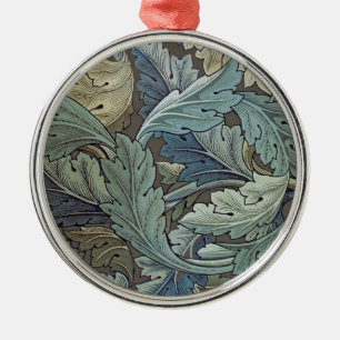 William Morris Acanthus Sage Flower Floral Botanic Metal Ornament