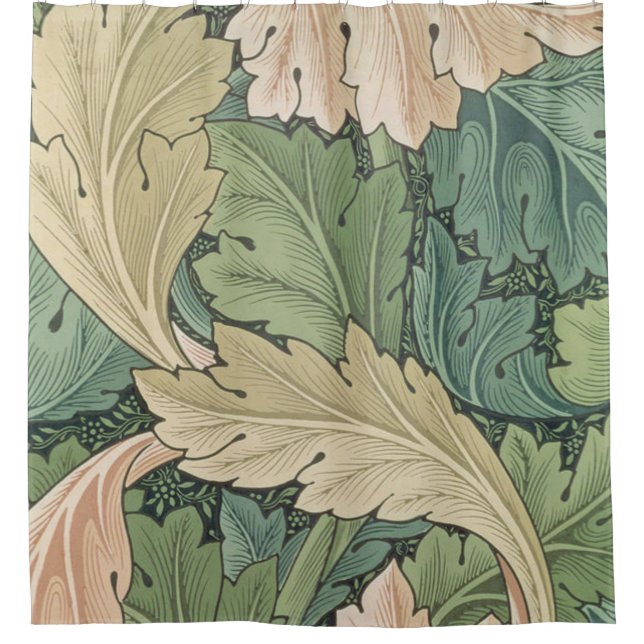 William Morris Acanthus Shower Curtain (Front)
