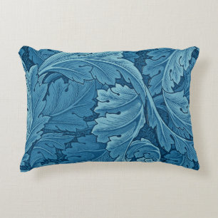William Morris Acanthus Vintage Blue Decorative Cushion
