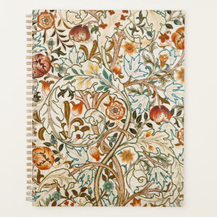 William Morris Acanthus Vintage Floral Art Planner