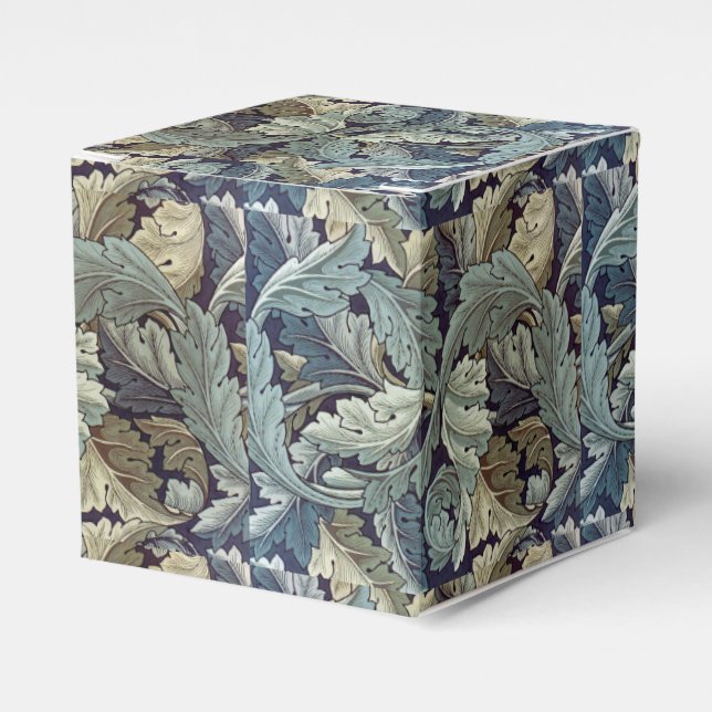 William Morris Acanthus Wallpaper Leaves Favour Box (Front Side)