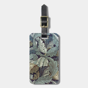 William Morris Acanthus Wallpaper Leaves Luggage Tag