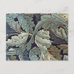 William Morris Acanthus Wallpaper Leaves Postcard
