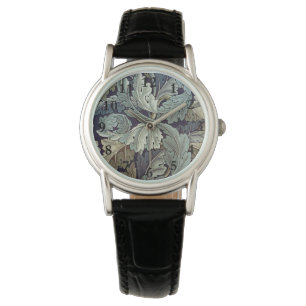William Morris Acanthus Wallpaper Leaves Watch