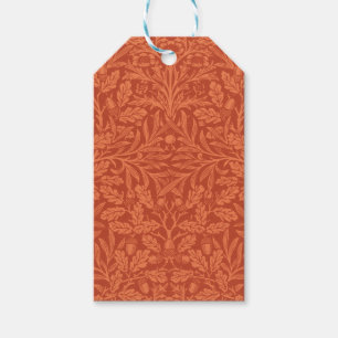 William Morris Acorn Wallpaper Nature Design Gift Tags