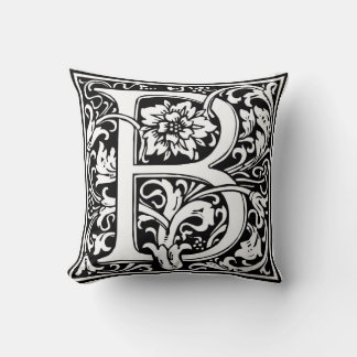 William Morris Alphabet “B” Cushion
