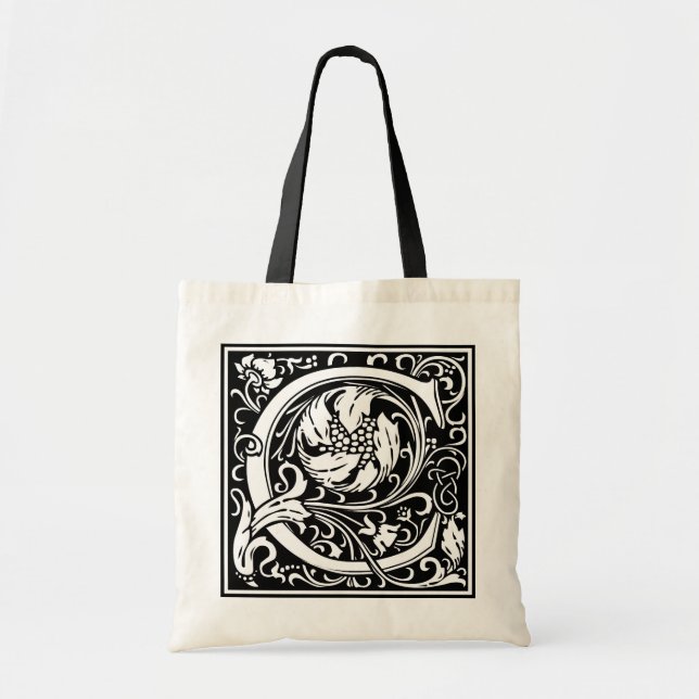 William Morris Alphabet “C” Tote Bag (Front)