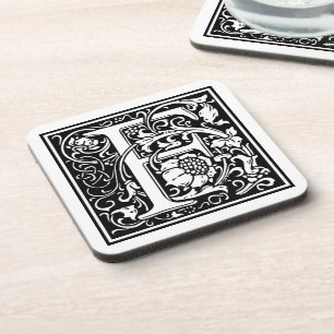 William Morris Alphabet “F” Coaster