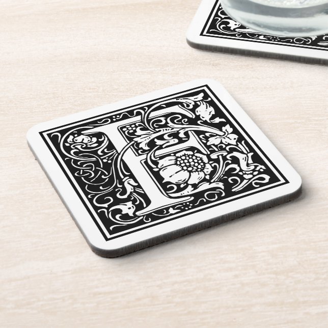 William Morris Alphabet “F” Coaster (Left Side)