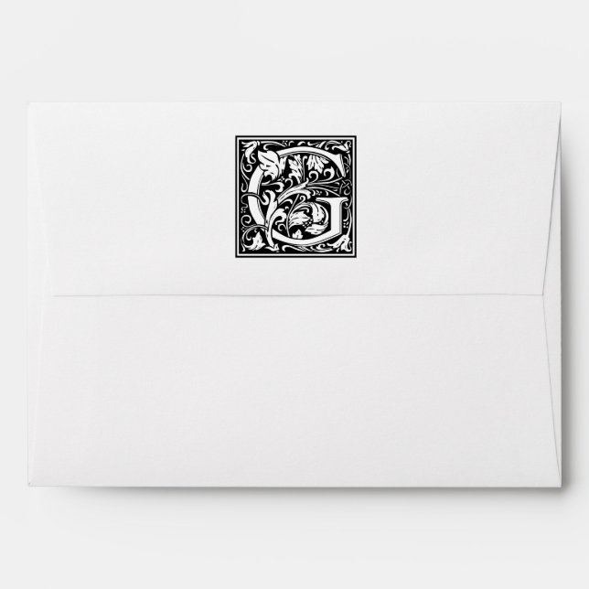 William Morris Alphabet “G” Envelopes (Back (Top Flap))