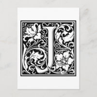 William Morris Alphabet “J”