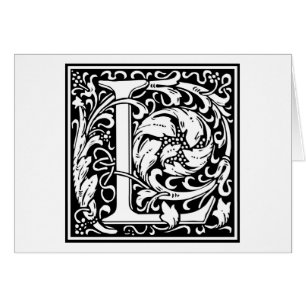 William Morris Alphabet “L”