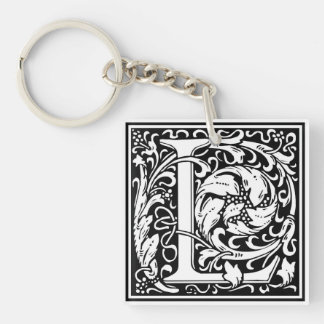 William Morris Alphabet “L” Key Ring