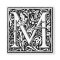 William Morris Alphabet “M”