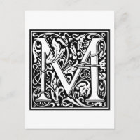 William Morris Alphabet “M”