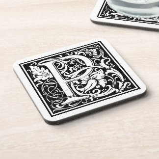 William Morris Alphabet “P” Coaster