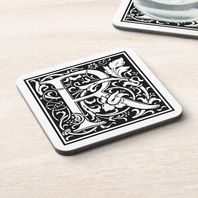 William Morris Alphabet “R” Coaster (Left Side)