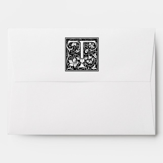 William Morris Alphabet “T” Envelopes (Back (Top Flap))