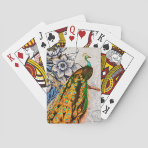 William Morris AND PEACOCK Playing Cards