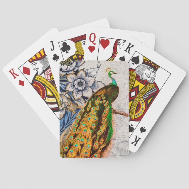 William Morris AND PEACOCK Playing Cards (Back)