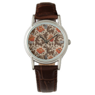 William Morris Anemone, Beige, Brown and Rust Watch