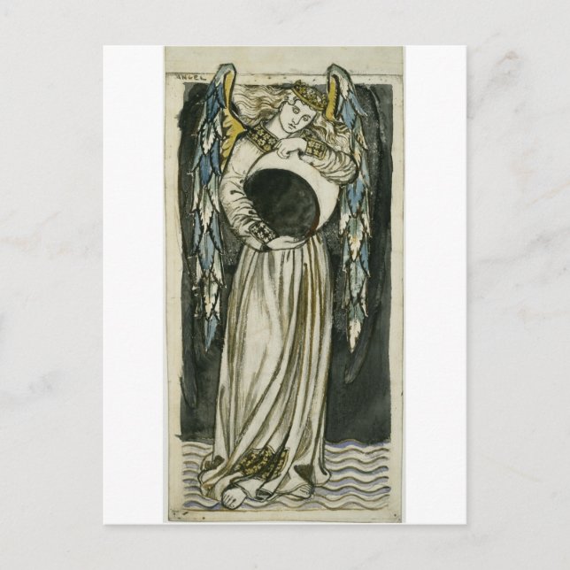 William Morris  Angel Postcard (Front)