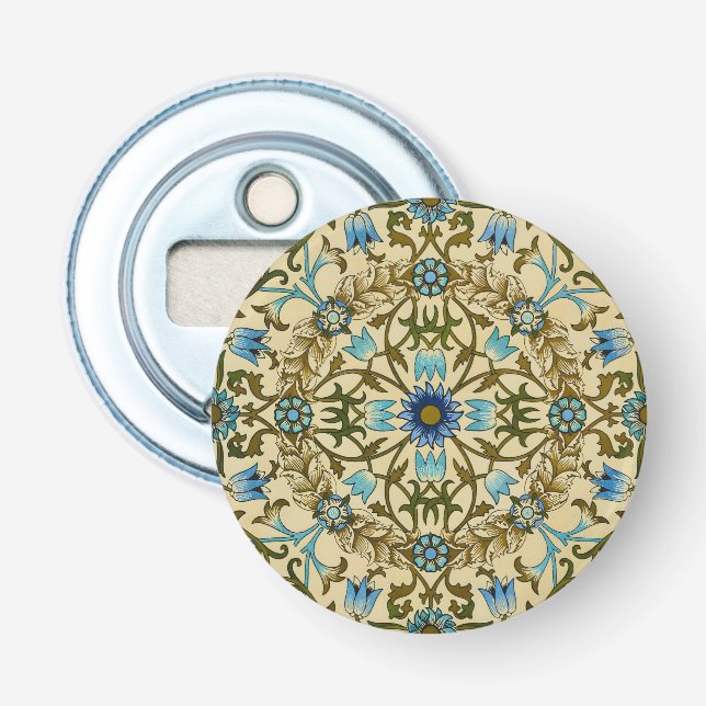 William Morris- Antique 1873 Vine & Flower Pattern Bottle Opener (Front)