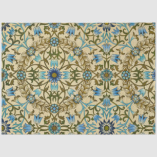 William Morris- Antique 1873 Vine & Flower Pattern Tissue Paper