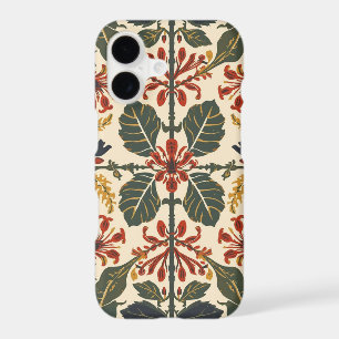 William Morris Antique Honeysuckle Floral Pattern