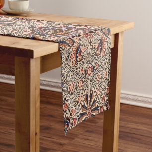 William Morris Antique Pomegranate Pattern Short Table Runner