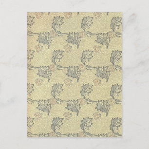 William Morris Apple Design Postcard
